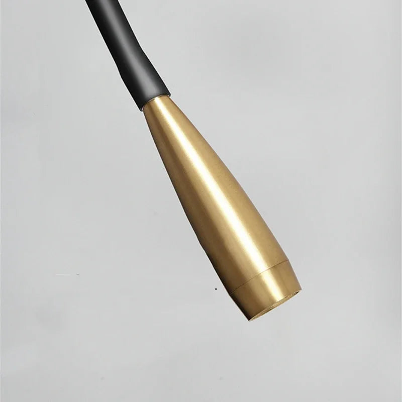 DecorBites™ Adjustable Arm Copper Wall Lamp LED Bedside Reading Light