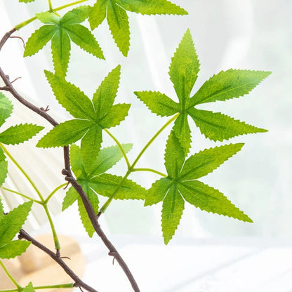 Ramo de hojas de arce artificiales DecorBites™ para bodas y decoración del hogar