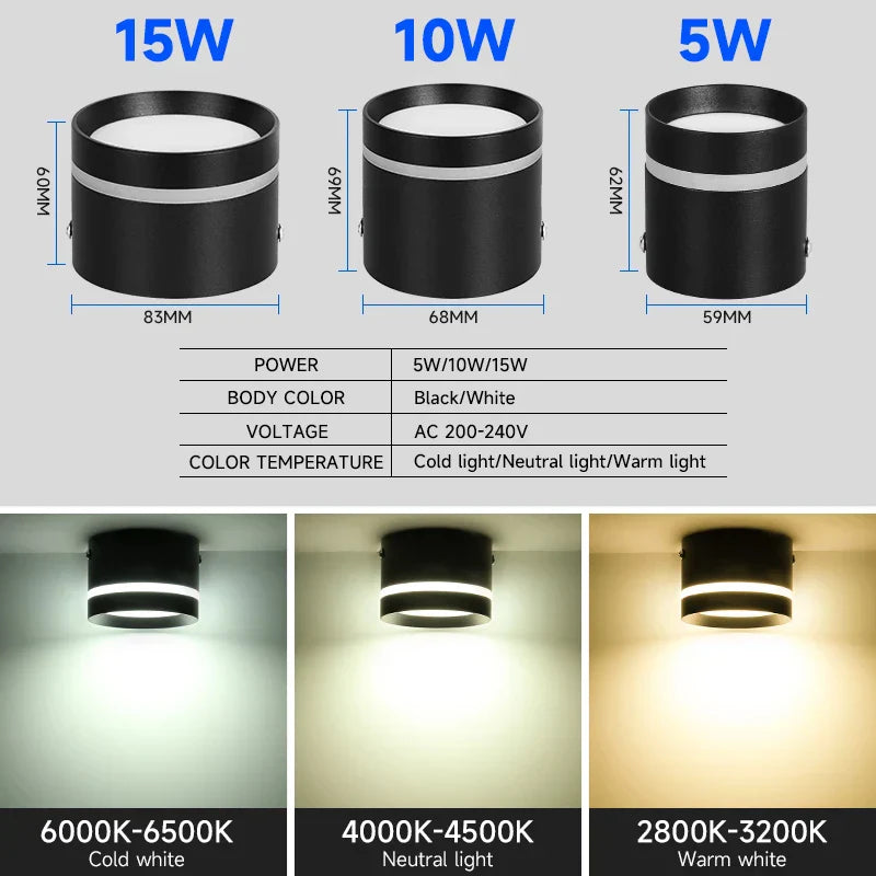 Focos LED DecorBites™: Lámpara de techo empotrada para sala de estar, lámpara de araña con foco para tienda