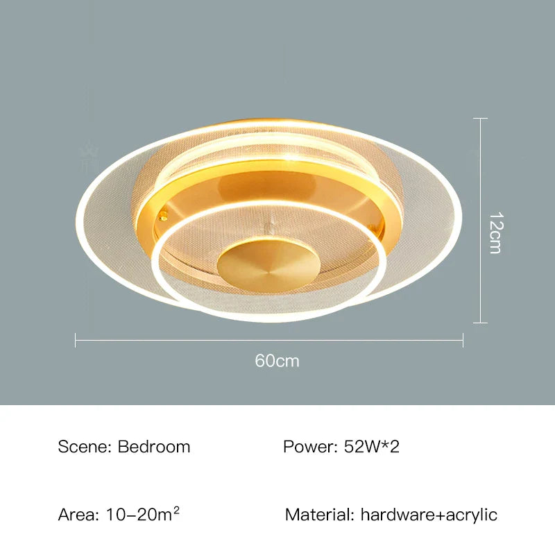 DecorBites™ Double Layer 60CM LED Ceiling Light for Living Dining Room Bedroom