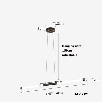 DecorBites™ Dimmable LED Acryl Chandelier Lighting Luminaire for Dinning Room