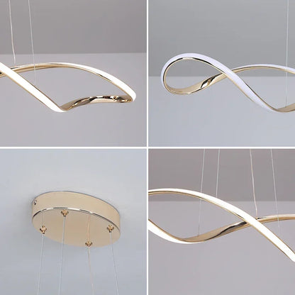 DecorBites™ LED Pendant Light: Modern Hanging Lamp for Living Dining Room Kitchen Bar Loft
