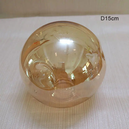 DecorBites™ Gray Glass Shade Replacement for E27 Lamp with Screw Fitter Opening