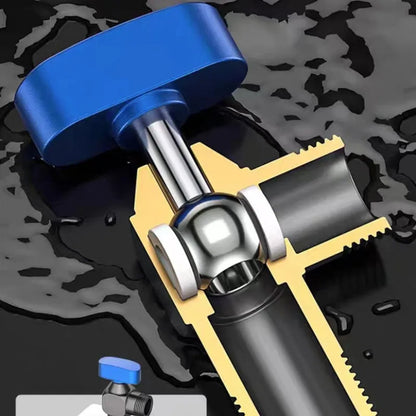 DecorBites™ Brass Angle Valve Chrome Gray Corner Bathroom Water Control Tap - 1/2*1/2