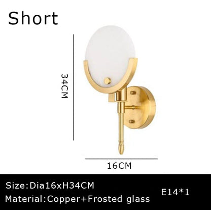 DecorBites™ Gold Marble Wall Lights: Modern LED Sconce for Living Room Bedroom Decor