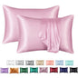 Decobites Silky Smooth King Size Satin Pillowcases Luxury Soft Skin-friendly Solid Color