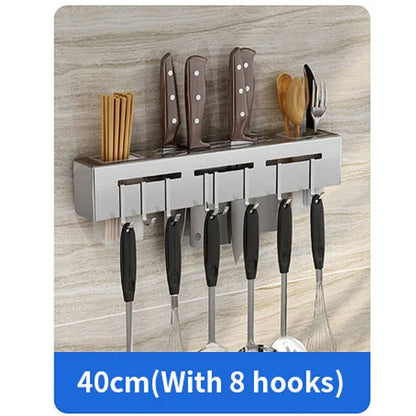 DecorBites™ Kitchen Storage Shelf Knife Chopstick Holder Multi-functional Organizer