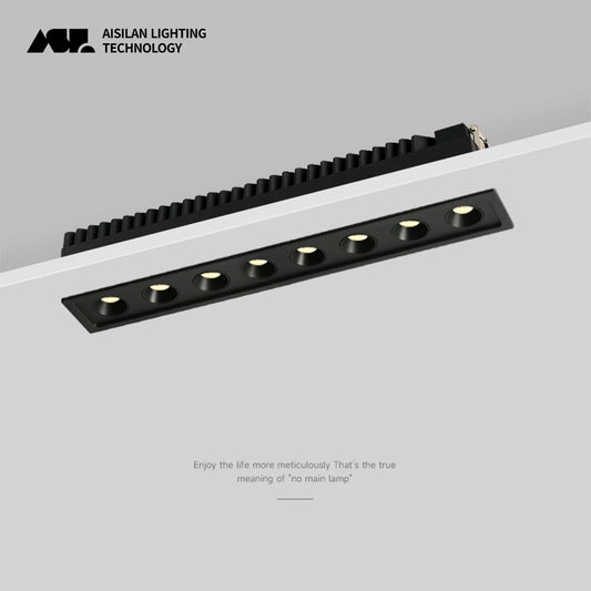 DecorBites™ 15W/24W LED Grille Downlight: Anti-glare Embedded Spot Light for Office Home Shop Decor