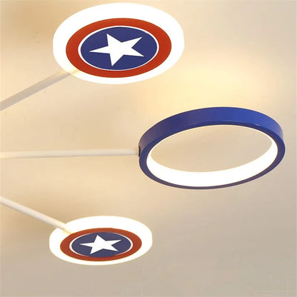 ديكوربايتس™ - مصباح سقف LED للأطفال برسومات كرتونية | مصابيح ديكور غرف نوم الأولاد والبنات