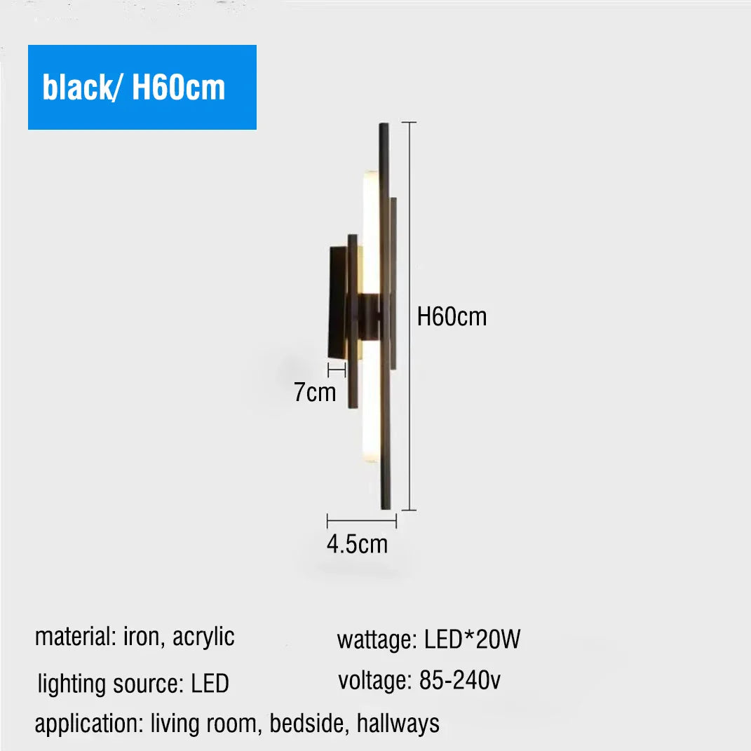 DecorBites™ LED Long Liner Wall Light Fixture for Living Room Dining Room Staircase Sconces