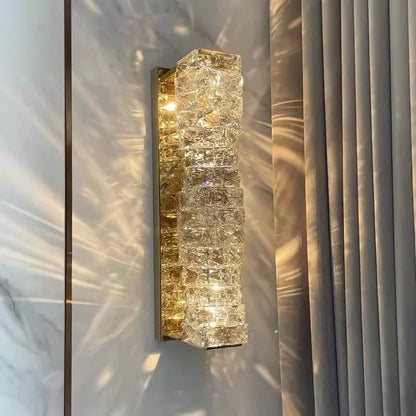 Aplique de pared LED de cristal DecorBites™: Aplique moderno y lujoso para sala de estar, pasillo o mesilla de noche.