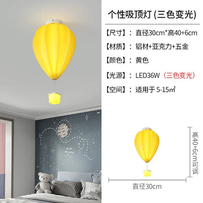 DecorBites™ Hot Air Balloon Lamp: Dreamy Kids Room Decor