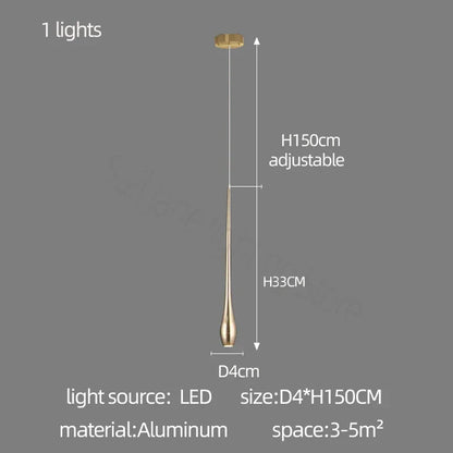 DecorBites™ Gold-Plated LED Ceiling Chandelier for Staircase, Living Room, Kitchen, Attic