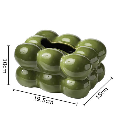 DecorBites™ Cotton Candy Tissue Box Dining Table Holder - Removable Paper Towel Case