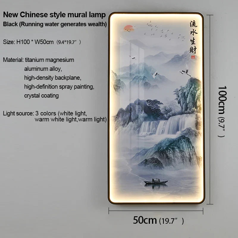 DecorBites™ LED Landscape Wall Sconce for Home Decor