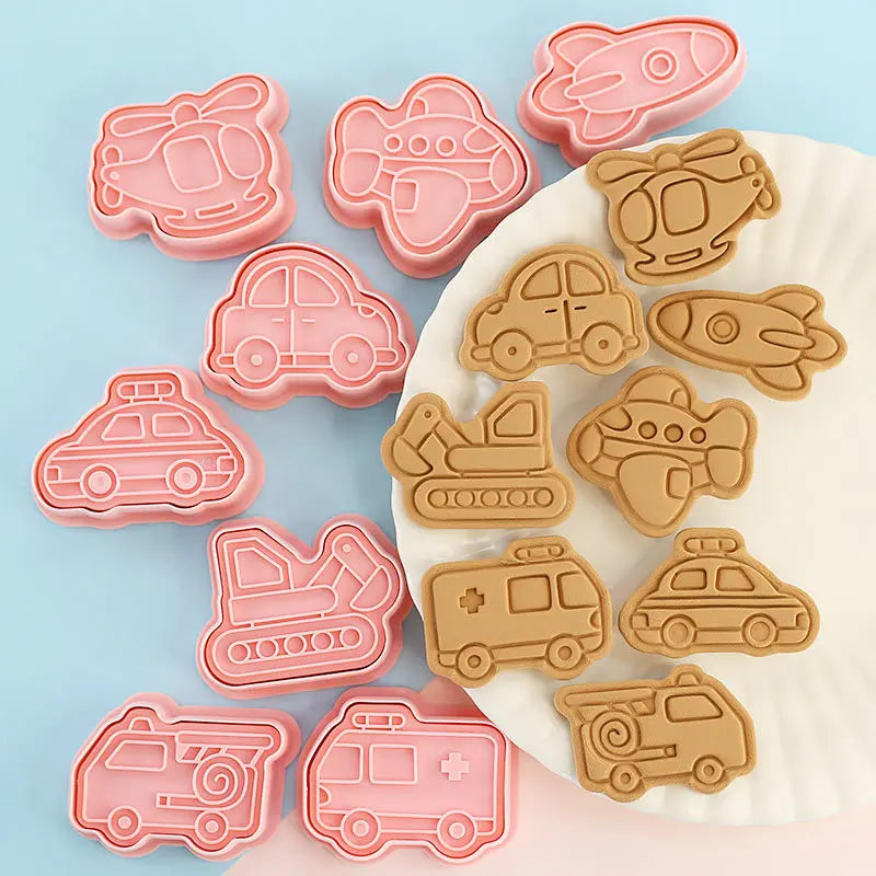 DecorBites™ Engineering Truck Cookie Cutters Set
