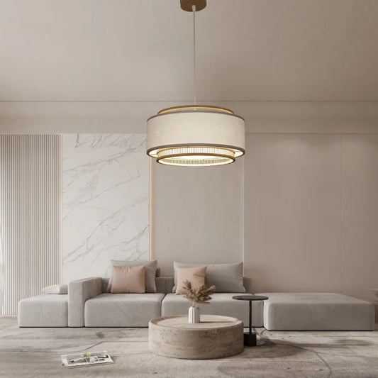 DecorBites™ Japanese Bamboo Chandelier Pendant Light for Living Dining Bedroom - Quiet Style Icon