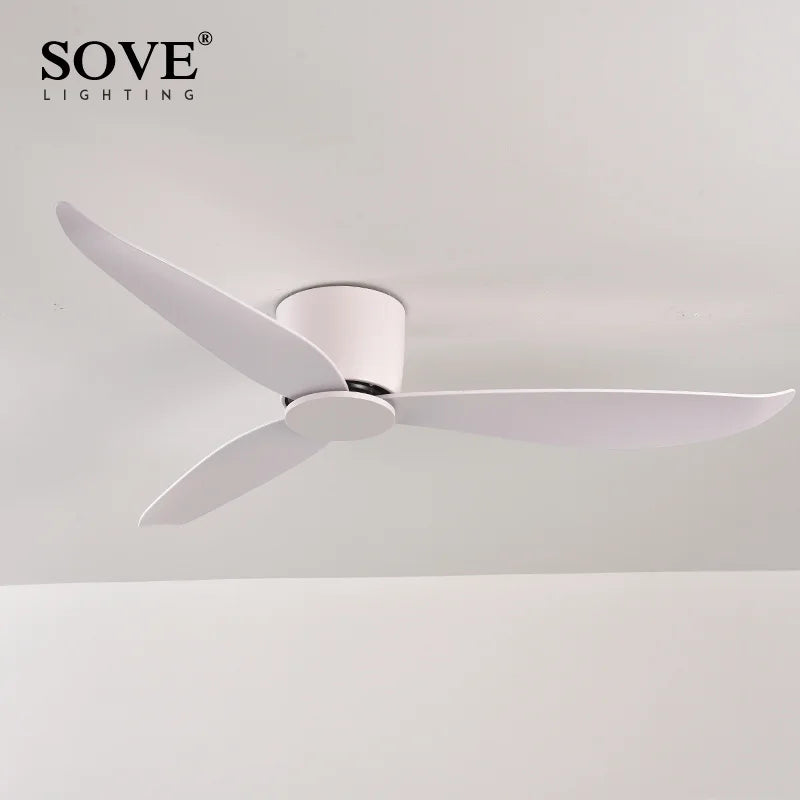DecorBites™ 6-Speed DC Motor Ceiling Fan Remote Control 17CM Low Floor Loft Decorative Fan