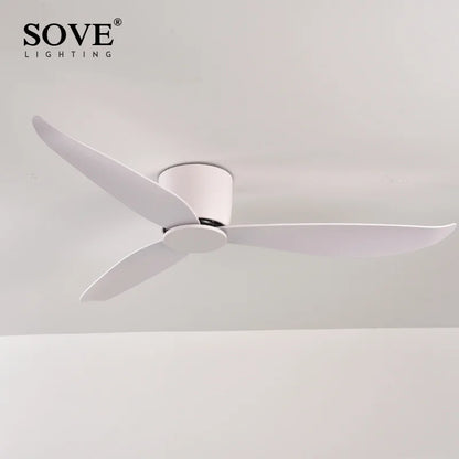 DecorBites™ 6-Speed DC Motor Ceiling Fan Remote Control 17CM Low Floor Loft Decorative Fan