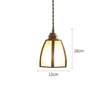 DecorBites™ Glass Copper LED Pendant Lights: Modern Nordic Lighting for Home, Dining, & Restaurant