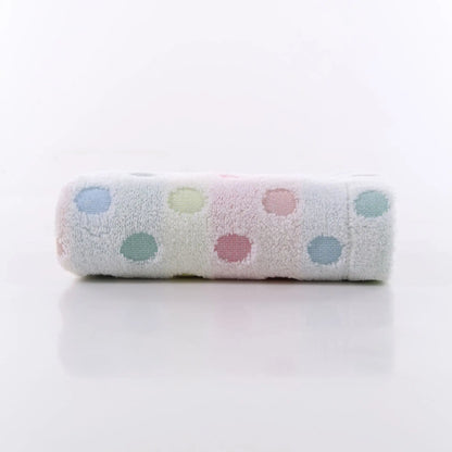 DecorBites™ Dot Face Towel Set - 100% Cotton, 35*75, Cute and High Quality
