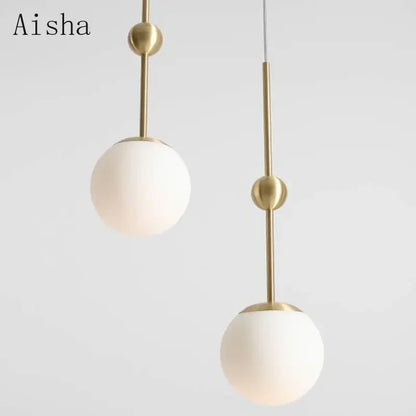 DecorBites™ Gold Glass Chandelier 3-Head Lamp Fixture for Living & Dining Room