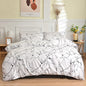 Decobites Marble Texture Bedding Set - Duvet Cover, Sheets, Pillowcases