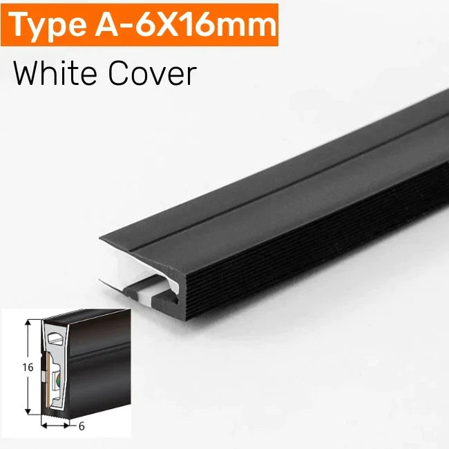 DecorBites™ أنبوب سيليكون أسود LED ضوء نيون لشرائط الإضاءة الخارجية المرنة