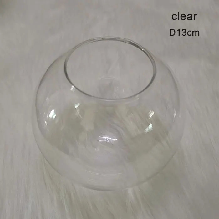 DecorBites™ Glass Shade Replacement for Magic Bean Lighting, 7cm Opening, Smoke Grey Amber Cognac