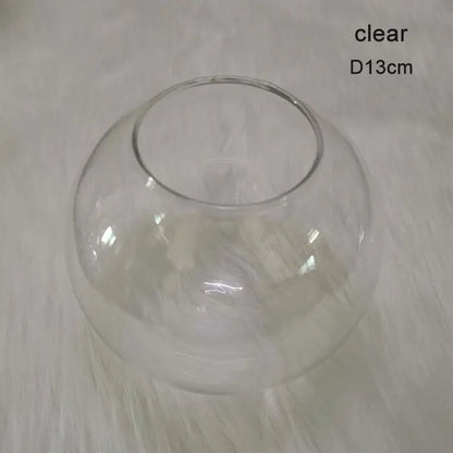 DecorBites™ Glass Shade Replacement for Magic Bean Lighting, 7cm Opening, Smoke Grey Amber Cognac