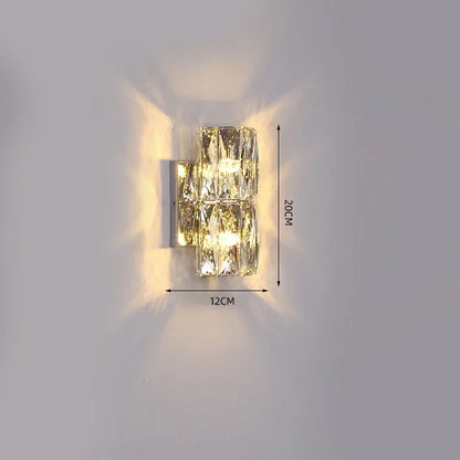 Lámpara de pared de cristal DecorBites™: Lujo de estilo nórdico para sala de estar y dormitorio