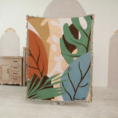 DecorBites™ Knitted Nordic Outdoor Sofa Blanket - Home Decor Aesthetics & Camping Picnic Mat