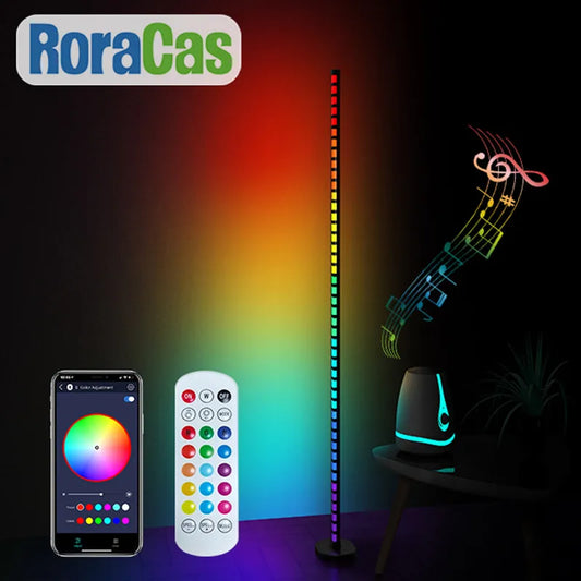 DecorBites™ LED Music Melody Floor Lamp with Bluetooth Control for Party Decor