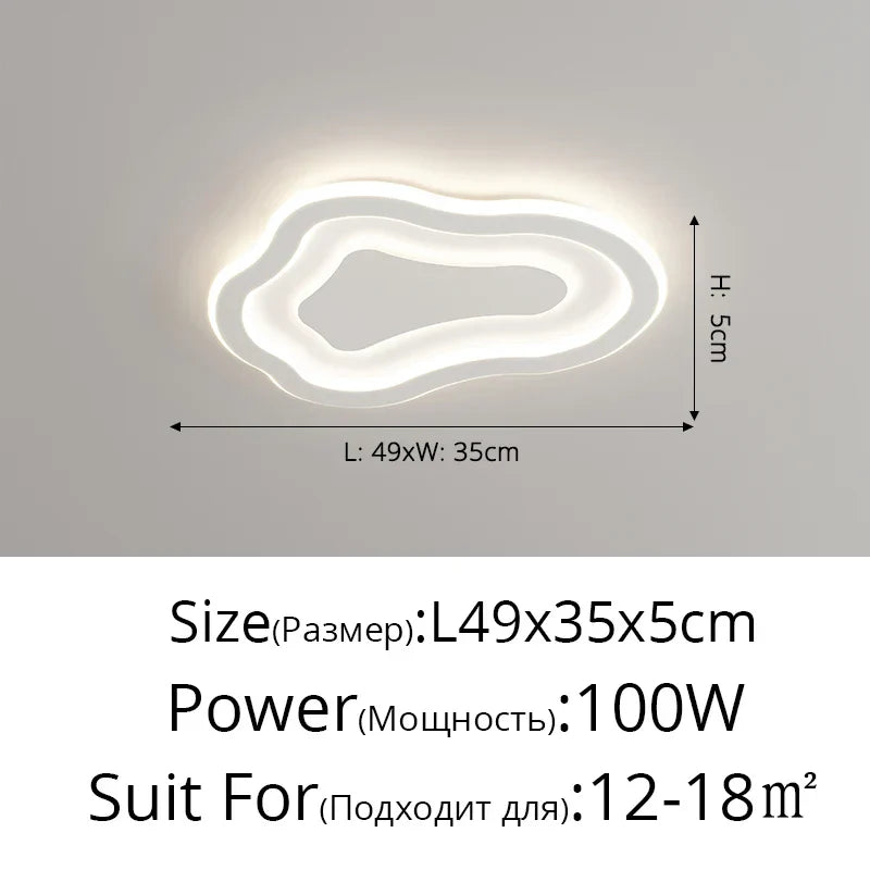 DecorBites™ Cloud Chandelier Nordic Modern Living Room Ceiling Lamp