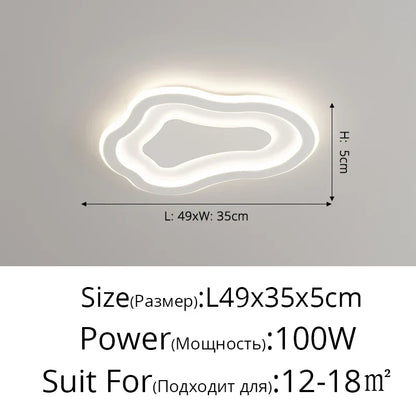 DecorBites™ Cloud Chandelier Nordic Modern Living Room Ceiling Lamp