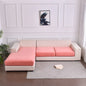 Decobites Stretch Sofa Cover Solid Color Slipcovers for Single Loveseat Futon & L-Shaped