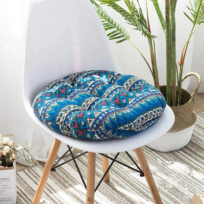 DecorBites™ Bohemian Mandala Meditation Cushion Pouf for Living Room, Kids & Adults