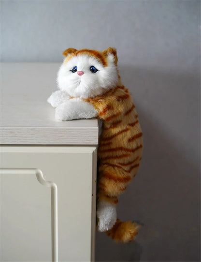 Figura de peluche de gato colgante DecorBites™ para decoración del hogar