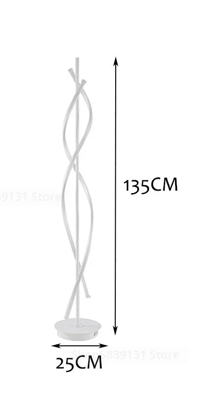 DecorBites™ LED Acrylic Art Floor Lamp Modern Home Décor Living Room Bedroom Light