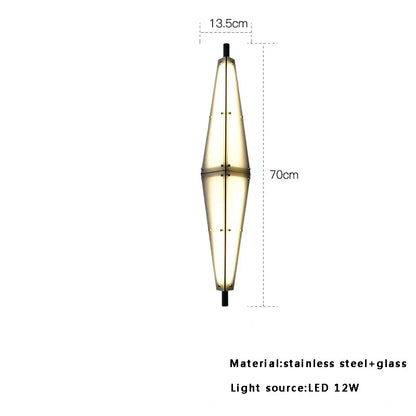 DecorBites™ Glass Cone Chandelier: Height Adjustable Luxury Art Indoor Pendant Lamp