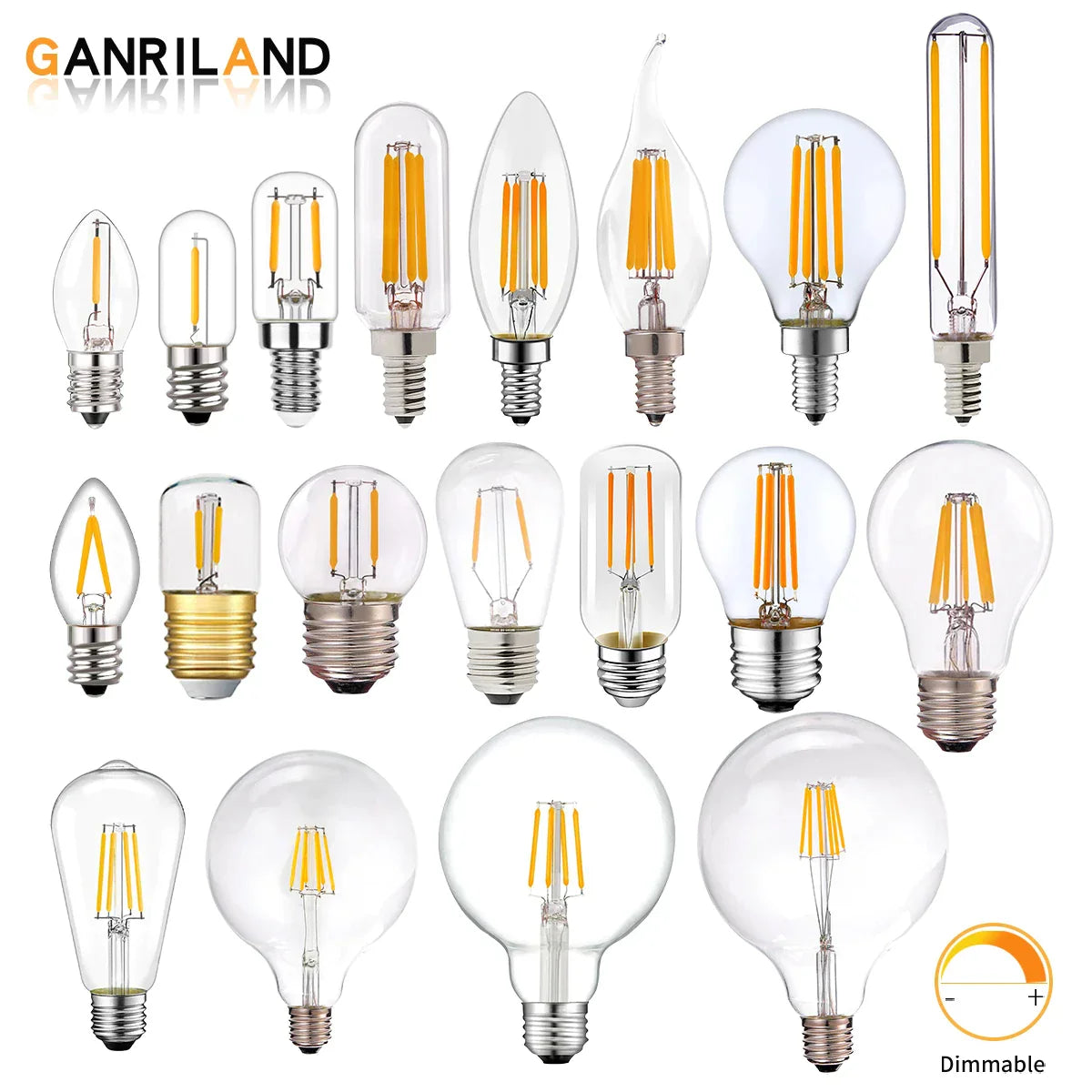 Clear Glass Vintage Bulb
