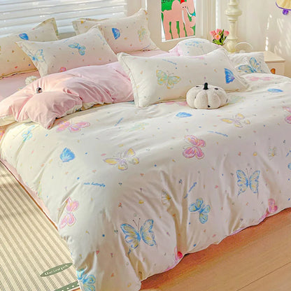 Juego de cama DecorBites™ Cozy Cotton para cama doble, kit de funda nórdica para otoño e invierno