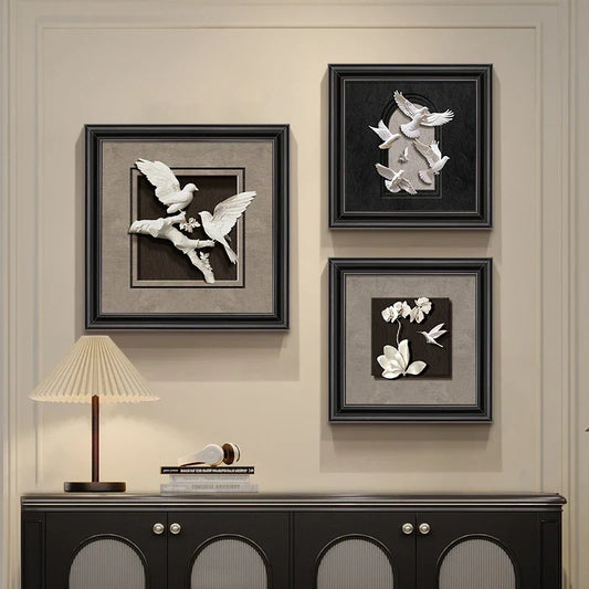 مجموعة إطارات ديكور حائط على شكل حيوانات من DecorBites™، لوحة فنية، ملصق، ديكور جمالي للغرفة