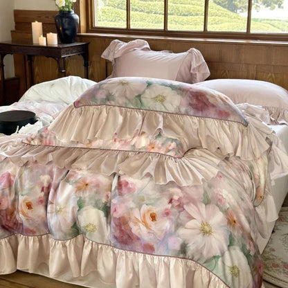 Decobites Princess Print Duvet Cover Set Pink Bedding Collection