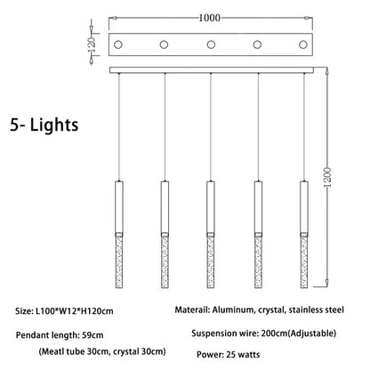 DecorBites™ Crystal Loft Chandelier: Modern Nordic Art Deco Gold LED Lighting for Living Room