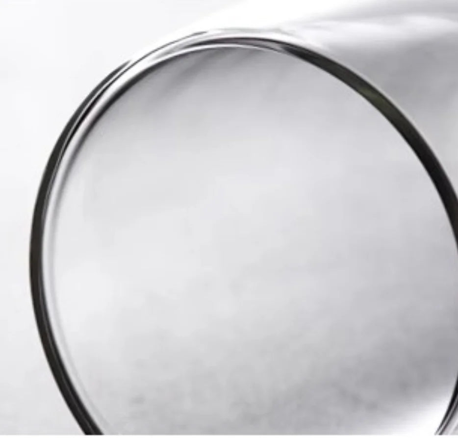 DecorBites™ Double Deck Insulated Glass Coffee Mug With Lid Heat Resistant Water Cup