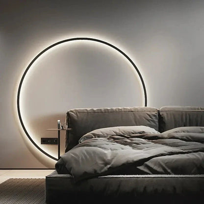 DecorBites™ LED Wall Circle Lights for Bedroom Living Room Aisle Stairway