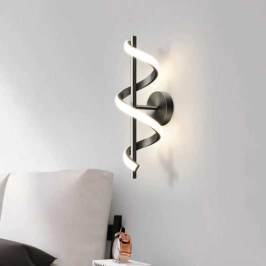 DecorBites™ LED Wall Lamp: Minimalist Nordic Sconce for Bedroom, Living Room & Corridor.