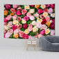 Decobites Floral Hanging Tapestries: Boho Fabric Decor for Aesthetic Bedroom Decor.