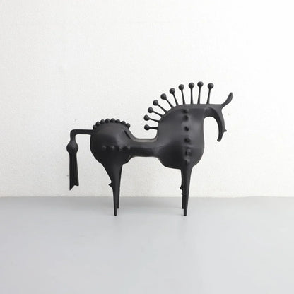 DecorBites™ Abstract Horse Metal Sculpture Decorative Figurine - Home Decoration Accessory